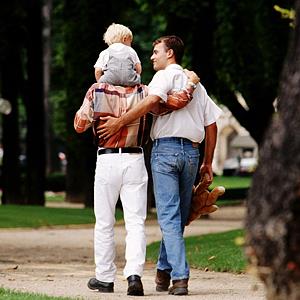 Study says same-sex parents raise well-adjusted kids.